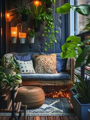 SITTING BALCONY,Bohemian Vibes: