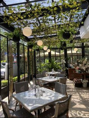 GREEN CAFE,owners can create an atmosphere that feels fresh, stylish, and welcoming. Whether through small potted plants