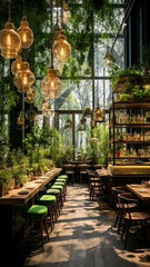 CAFE ROOM,Outdoor Cafés: A Green Retreat