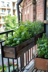 BALCONY WITH NICE PLANTERS,space to inspire