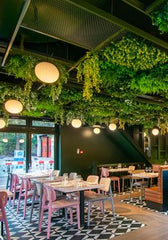 CAFE DESIGN,Enhancing Café Interiors with Greenery