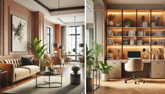 Nice RECEPTION WITH BEAUTIFUL PLANTS AND DECOR