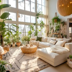 A Serene and Airy Retreat,LIVING ROOM