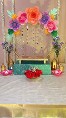 A Grand Floral Mandap for Bappa