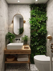 Luxury Bathroom with Plants