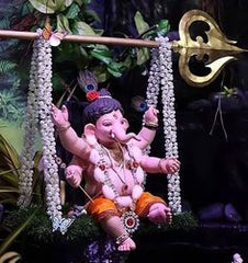 A Minimalistic and Elegant Ganpati Setup