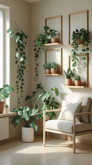 Transform your living room into a serene retreat with the magic of plants.