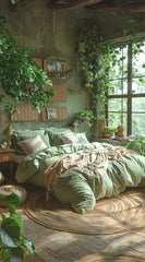 A LITTLE TOUCH OF GREEN MAKES EVERY GUEST FEEL AT HOME,20 by 20