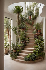 STAIRS CASE,Choosing the Right Plants for Staircases