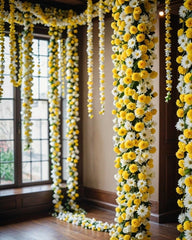 Diwali Decoration with Flowers – a celebration of color, fragrance, and joy! Fresh flowers