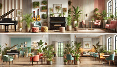 CAFE WITH DIFFRENT PLANTS,A Green Escape for Coffee Lovers