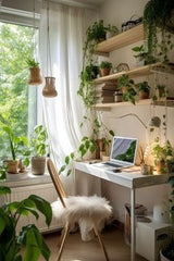OFFICE DESIGN,An office with plants feels more vibrant, focused, and full of life