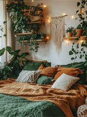 bed room with lot of green, Cozy Stay Surrounded by Nature
