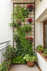 transform your balcony into a lush vertical garden where greenery climbs,