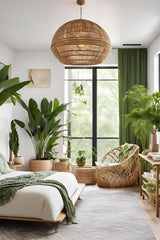 Create a calm and restful retreat in your bedroom with the gentle presence of indoor plants. The Snake Plant is a perfect bedtime companion