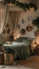 CREATIVE ROOM OF YOUR SON,Greenery for a Cool and Cozy Vibe