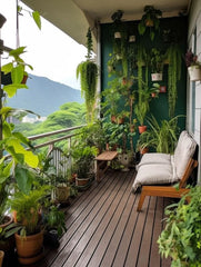 BALCONY WITH GOOD PLANTS, Urban Escape: