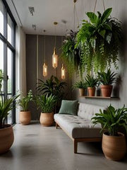 LONG LIGHTS IN CAFE,The Connection Between Plants and Well-Being