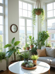 Bring a refreshing charm to your living room with the graceful presence of indoor PLANT
