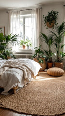 Turn your bedroom into a serene sanctuary with the soothing touch of indoor PLANT
