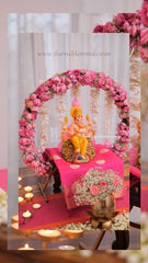 A Lotus-Themed Floral Ganpati