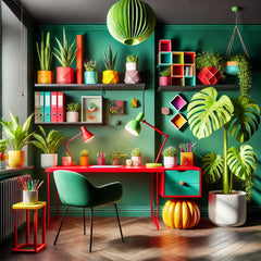 COLORFUL STUDY ROOM