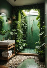 A Minimalist Botanical Escape,BATHROOM