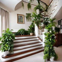 Enhancing Staircases with the Beauty of Plants