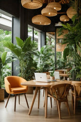 cafe room with GREENERY,The Connection Between Plants and Well-Being