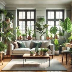 LIVING ROOM 1,A Lush Green Living Room