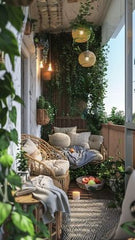 SMALL BALCONY,a green oasis in the sky