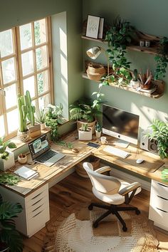 NATURE AT YOUR DESK,study room,10 X 10,A Sophisticated Workspace for Success