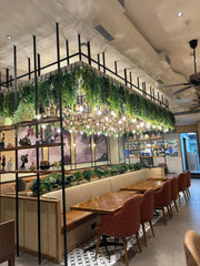 CAFE ROOM,Bringing the Outdoors In with a Living Wall