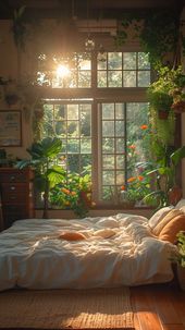 WHERE COMFORT MEETS ELEGANCE:THE PERFECT BED ROOM SET UP,A Botanical Haven for Restful Nights