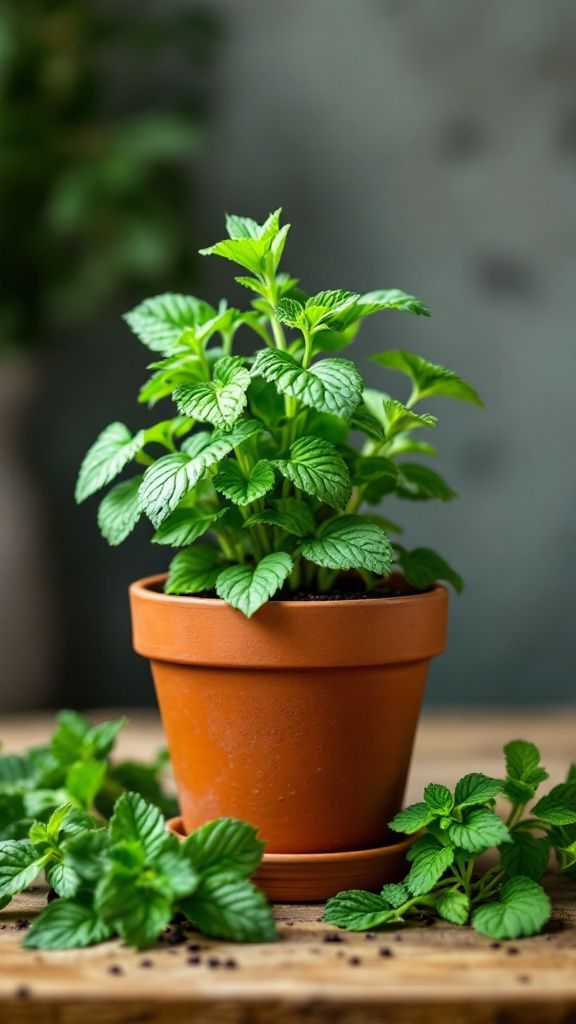 PEPPER MINT IS HIGH INMANGANESE,VITAMIN A AND CNAL