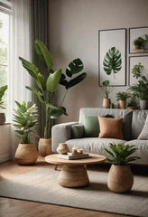 GREEN HAVEN TO GATHER AND UNWIND,LIVING ROOM,25 X 25,A Green Haven of Comfort