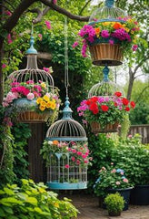 CAGES IN BALCONY