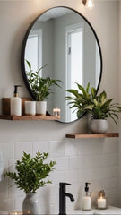 Turn your bathroom into a spa-like escape with the freshness of indoor plants