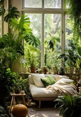 CORNER OF ROOM WITH NICE PLANTS