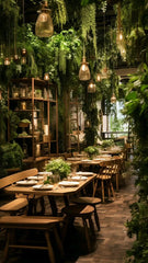 CAFE ROOM,Outdoor Cafés: A Green Retreat