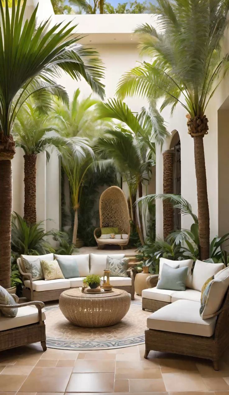 LOT OF GREENERY IN HOTEL PORCH,A Porch That Blends Luxury with Nature889