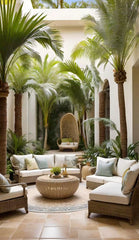LOT OF GREENERY IN HOTEL PORCH,A Porch That Blends Luxury with Nature889