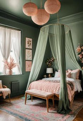 WILD AND FREE OR BORN TO BE BRAVE,DAUGHTER ROOM,20 X 20,A Graceful Space for Creativity and Comfort