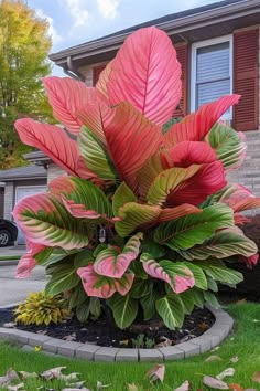 BIG PINK LEAVES LOOKS AMAZING