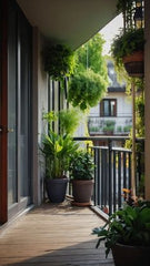 NICE CUTE SMALL BALCONY,Mediterranean-Inspired Balcony