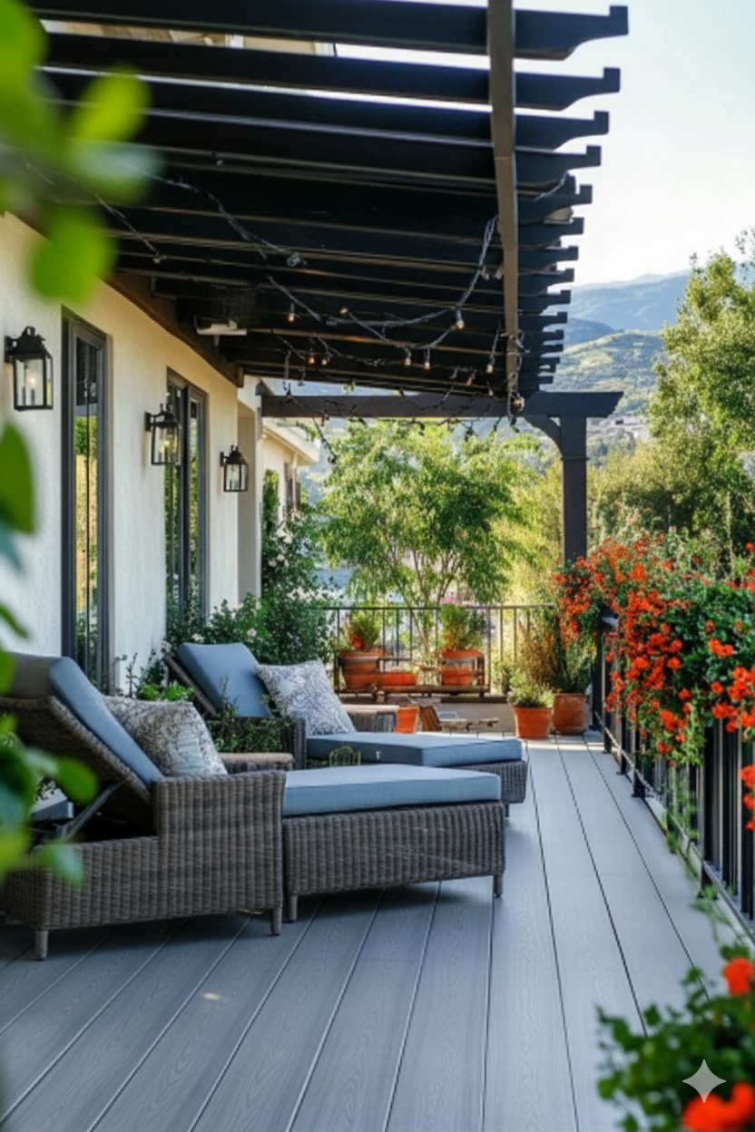 UNWIND WITH THE,HOTEL PORCH,A Porch That Blends Luxury with Nature