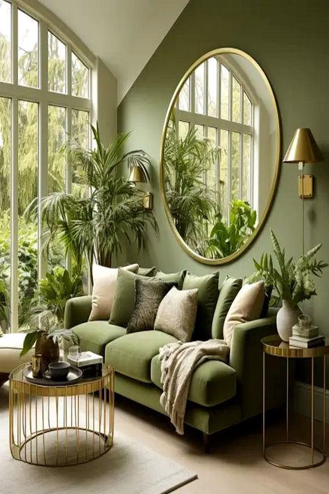 a contemporary drawing room,
