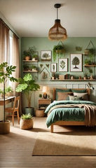 LET PLANTS REFRESH YOUR SPIRIT,MASTER BED ROOM,25 X 25