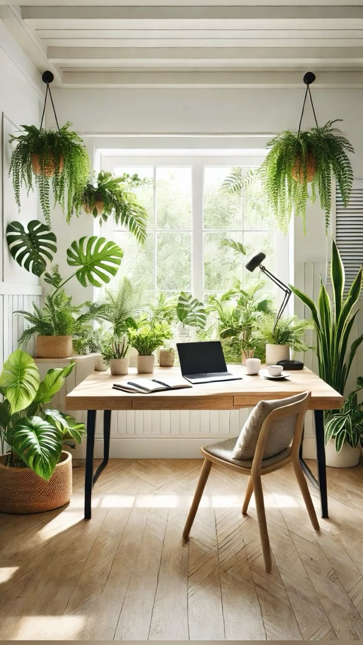 A daughter’s room adorned with plants becomes a haven of beauty, calm, and creativity.