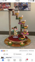 DIWALI decorations glow brighter when blended with the beauty of plants and nature